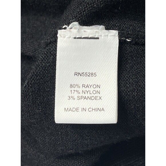 VTG Y2K Express Cardigan Sz Small Black Cropped Rhinestone Buttons Pinup Retro - Picture 7 of 9